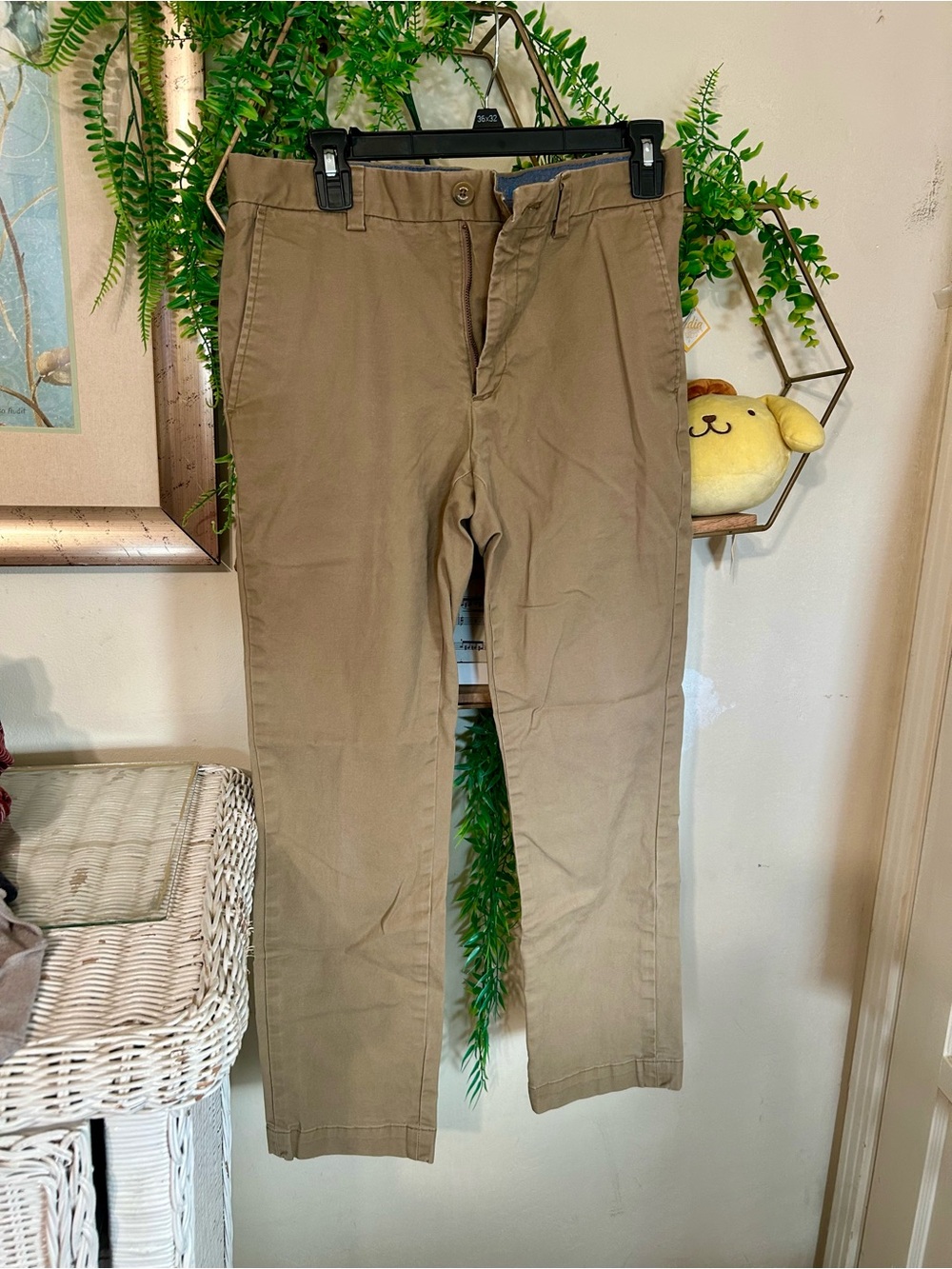 Banana Republic Men’s Chino Khaki Straight Fit Pants - Brown